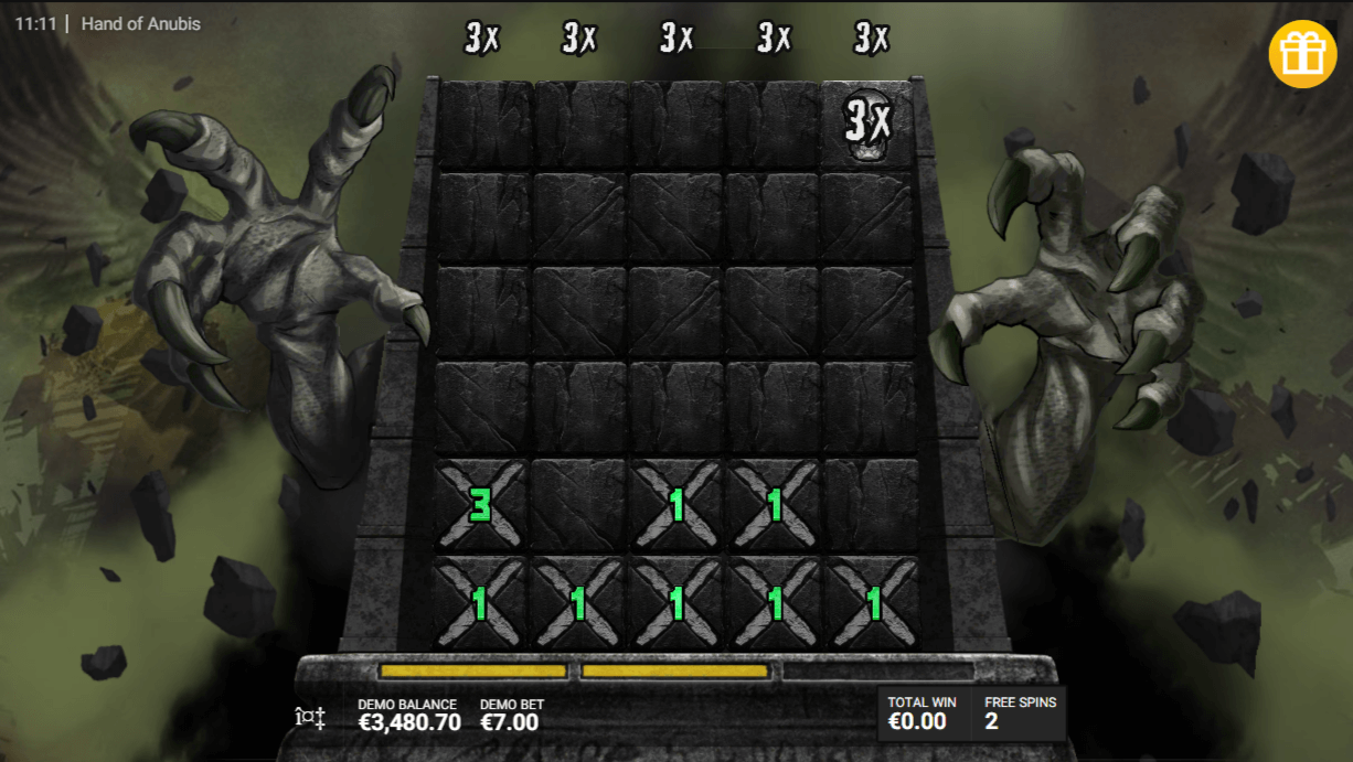 Slot Hand of Anubis ⭐ Juego gratis, giros y bonos【2025】